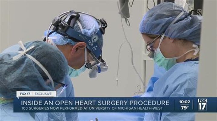 How do they open the chest for heart surgery?
