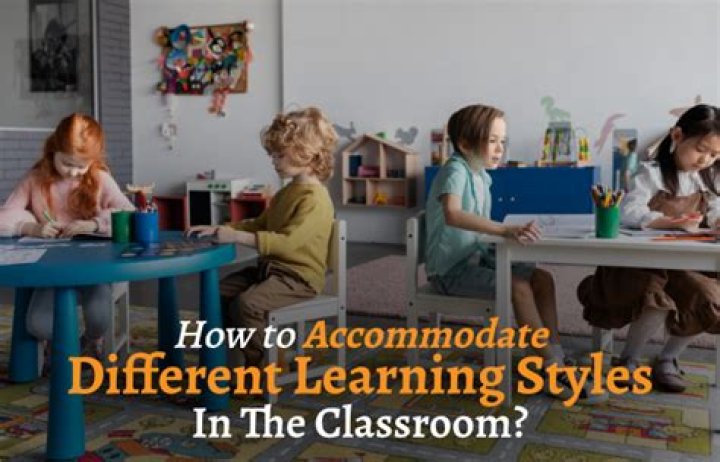 How do you accommodate different learning styles in kindergarten?