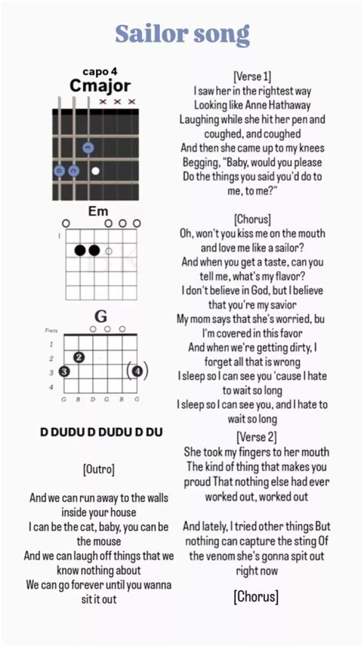 How do you add chords to a song on a guitar?