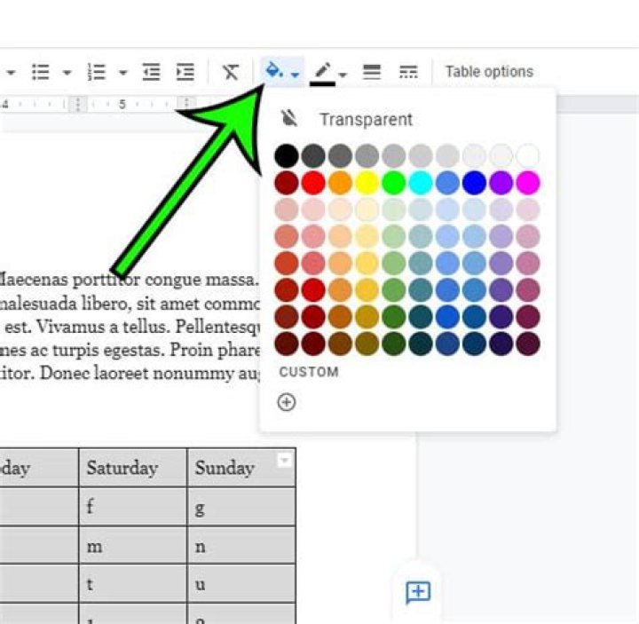 How do you add color to a table in HTML?