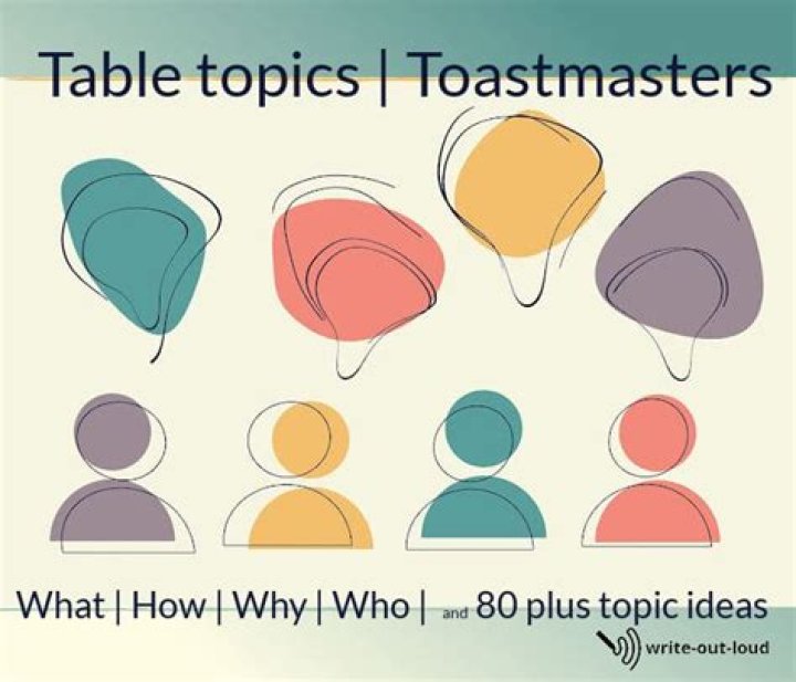 How do you answer table topics on Toastmasters?
