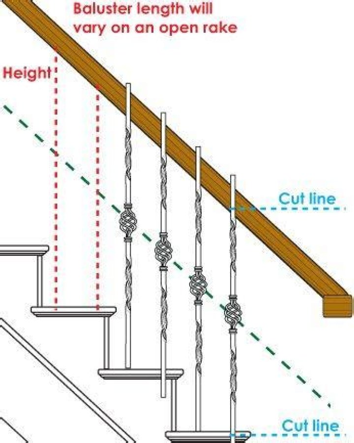 How do you attach balusters?