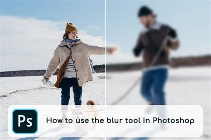 How do you blur in Photoshop Elements?