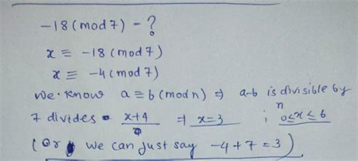 How do you calculate modulo 3?