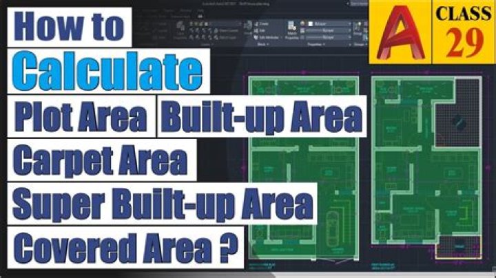 How do you calculate super built up area?