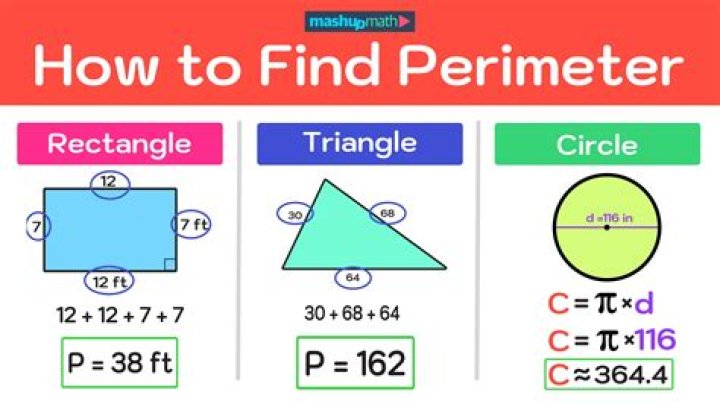How do you calculate the perimeter of a shape?