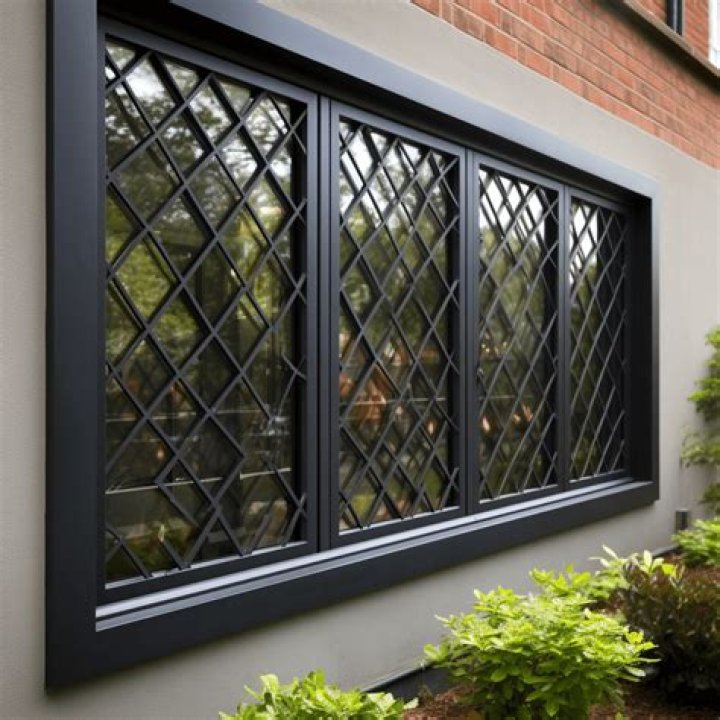 How do you calculate window grill paint area?