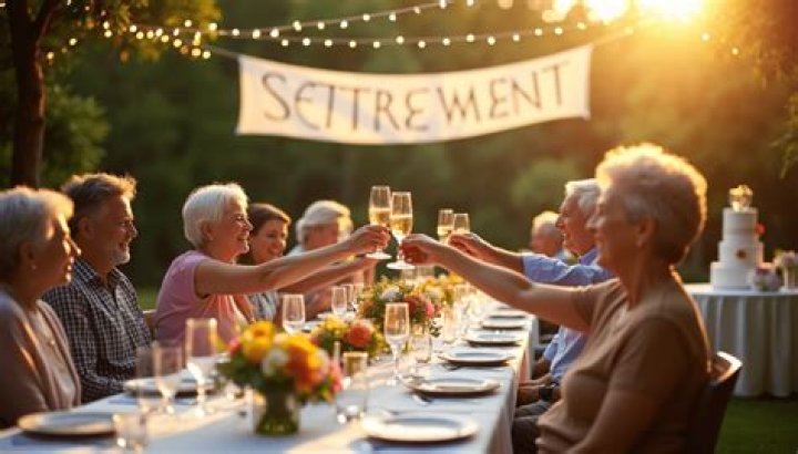How do you celebrate a retirement party at home?