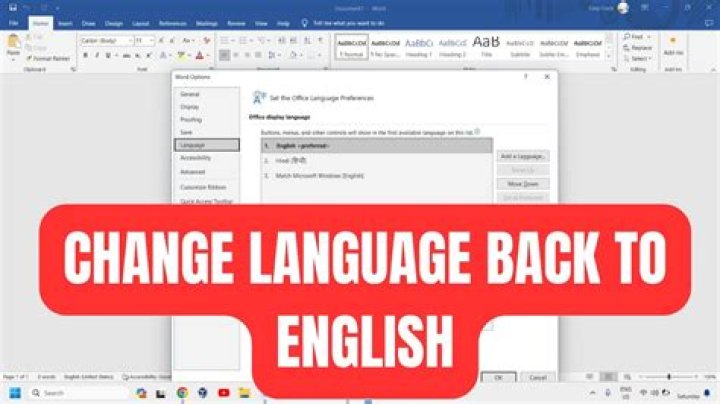 How do you change the language on Word 2011?