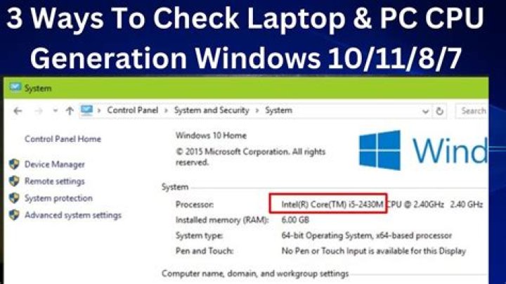 How do you check if my processor is 32 or 64-bit?