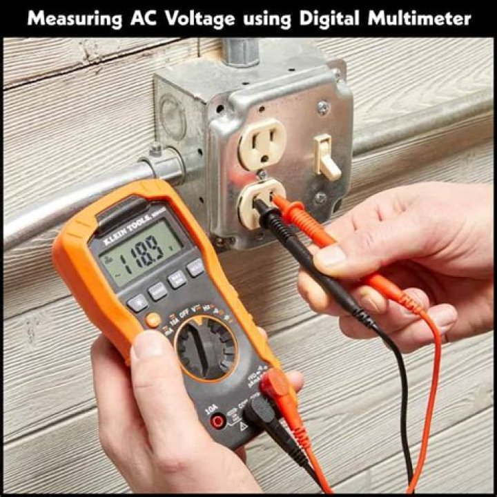 How do you check voltage with a digital multimeter?