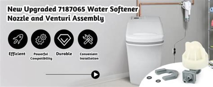 How do you clean the venturi nozzle on a GE water softener?