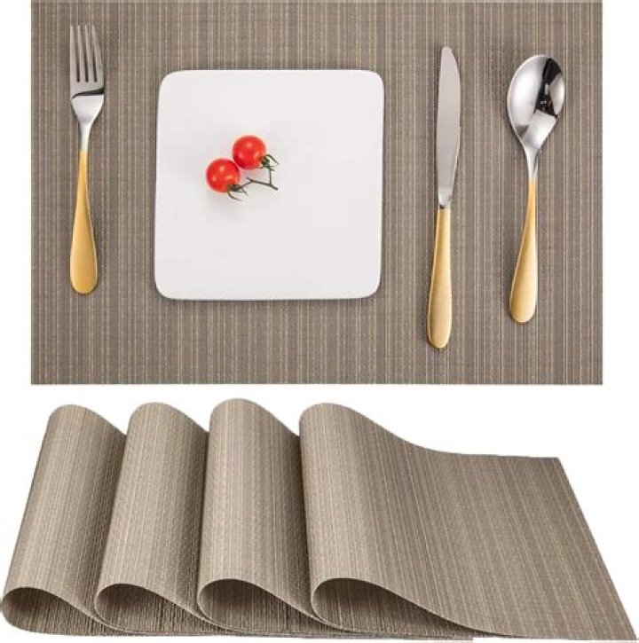 How do you cover cork placemats?