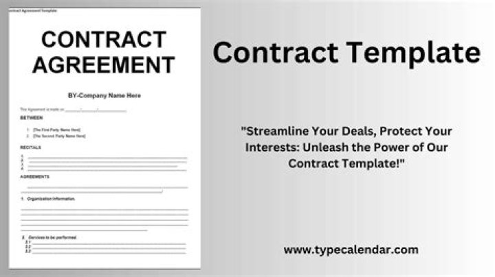 How do you create a contract agreement?