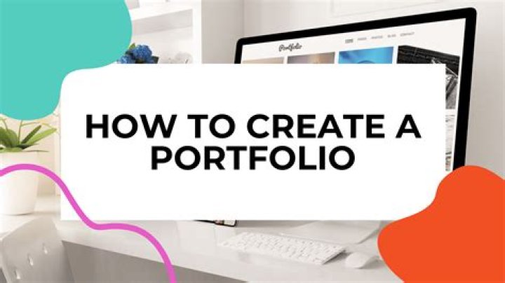 How do you create a portfolio template?