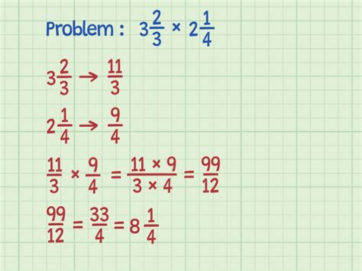 How do you cross simplify mixed fractions?