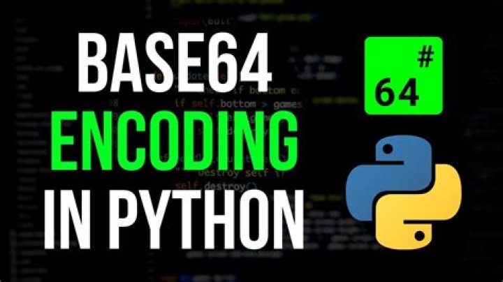 How do you decode a base64 encoded image in Python?