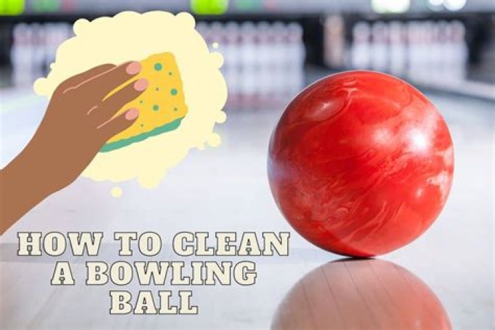 How do you deep clean a bowling ball at home?