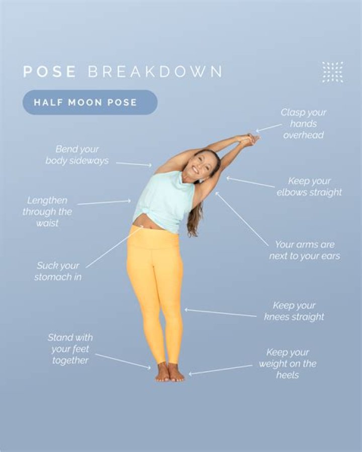 How do you describe Half Moon pose?