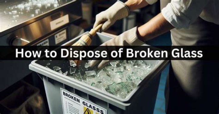 How do you dispose of glass UK?