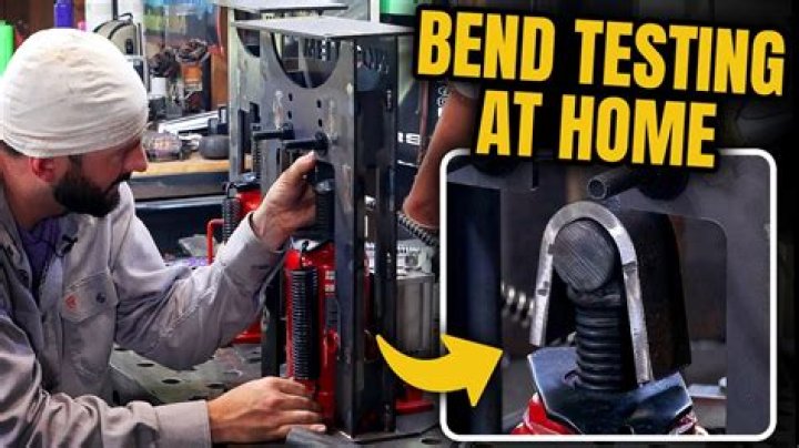 How do you do a weld bend test?