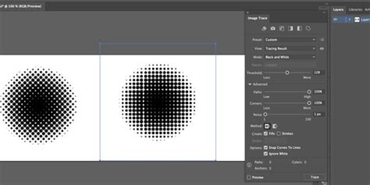 How do you do halftone in Illustrator?