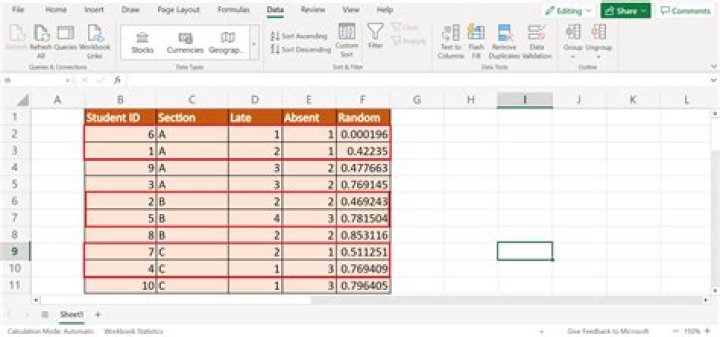 How do you do statistical sampling in Excel?