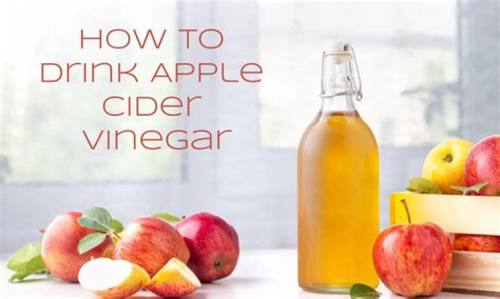 How do you drink apple wine vinegar?