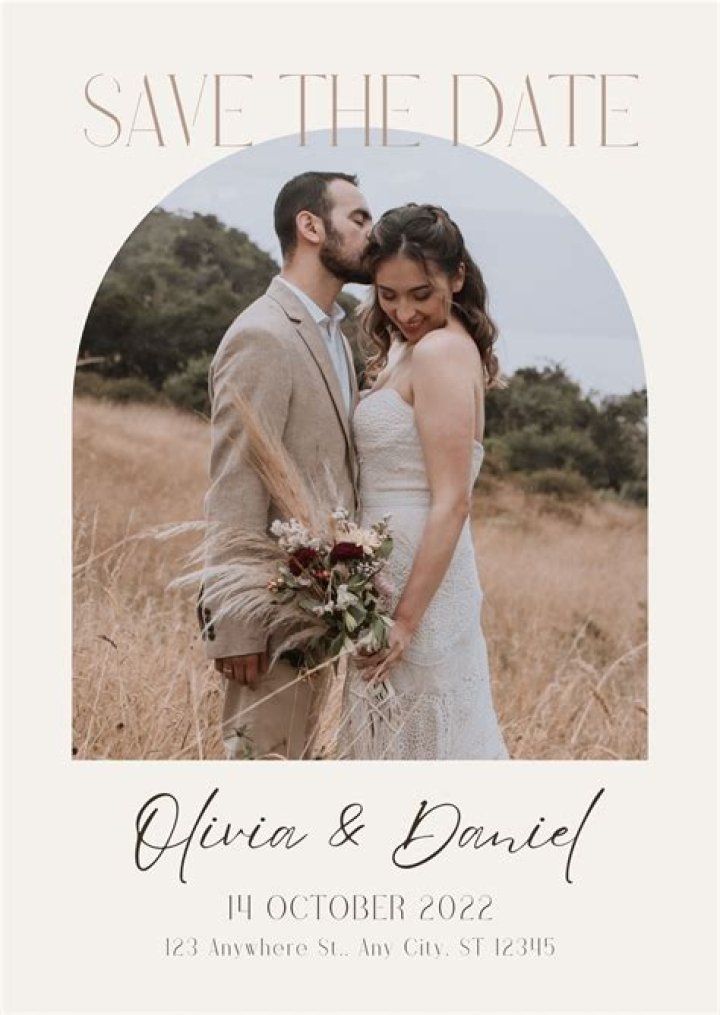 How do you email a wedding save-the-date?