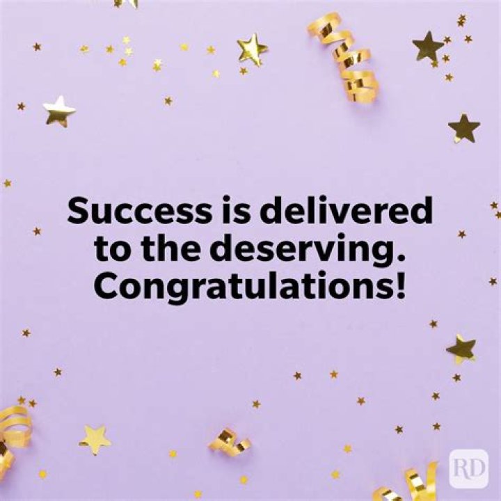 How do you express congratulations?