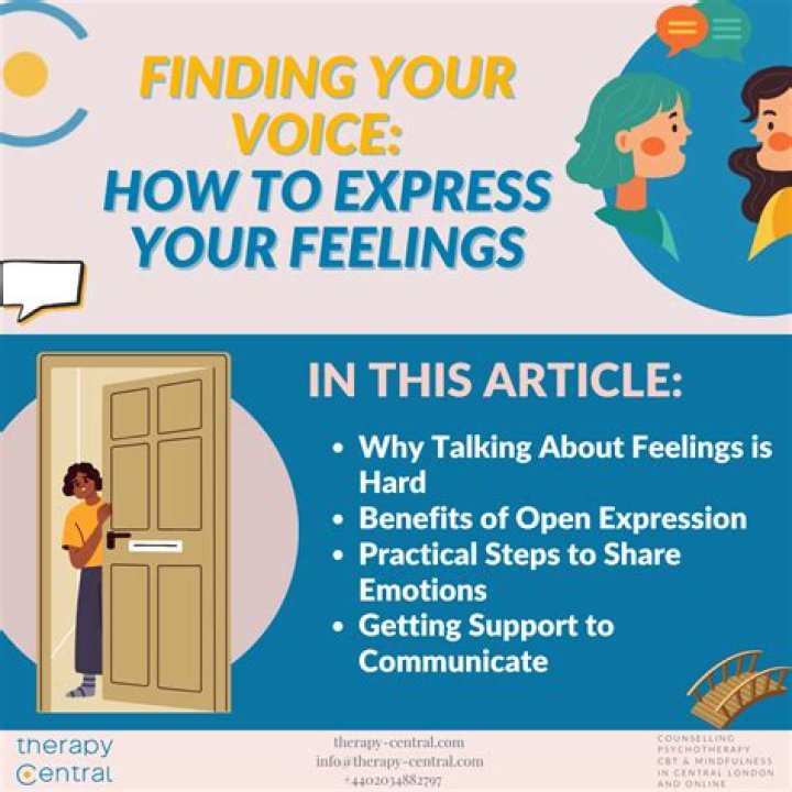 How do you express your feelings in a book?