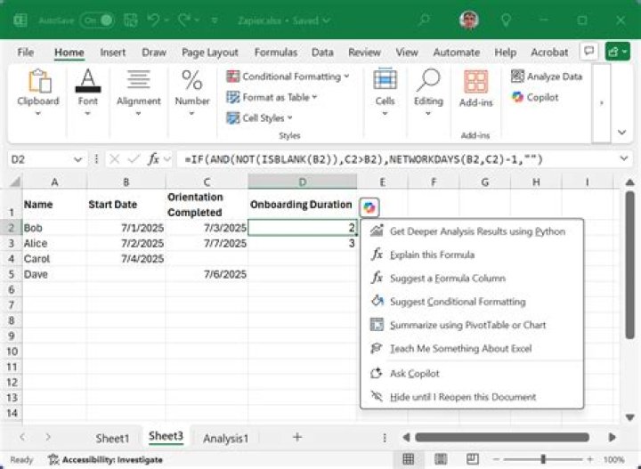 How do you find Cotangent in Excel?