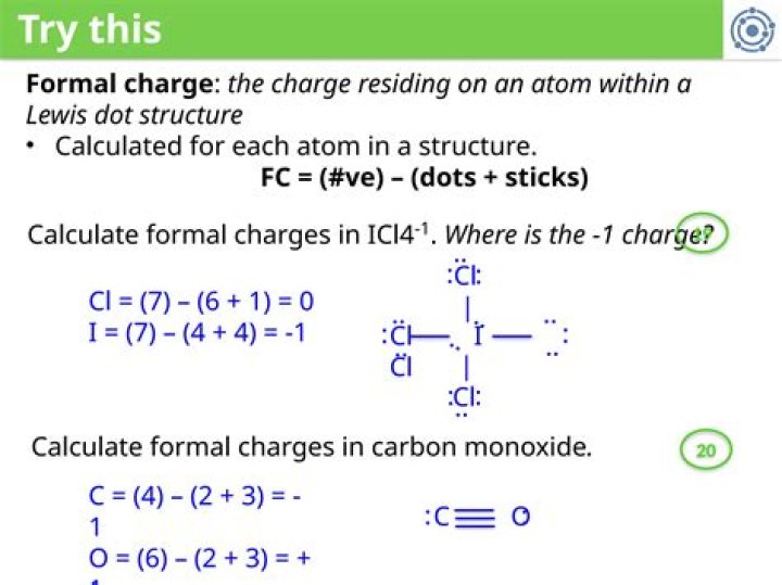 How do you find the formal charge of a molecule?