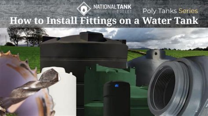 How do you fix a hole in a poly water tank?