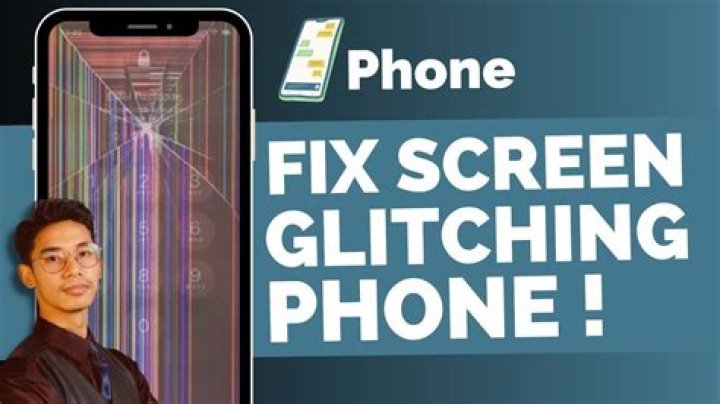 How do you fix a malfunctioning iPhone screen?