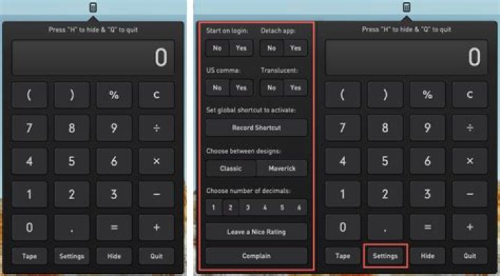 How do you get a calculator widget on a Mac?