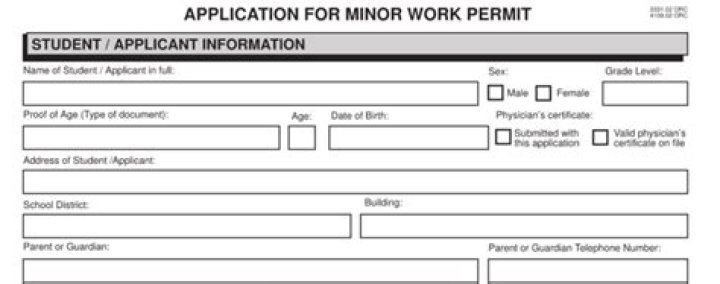 How do you get a school work permit?