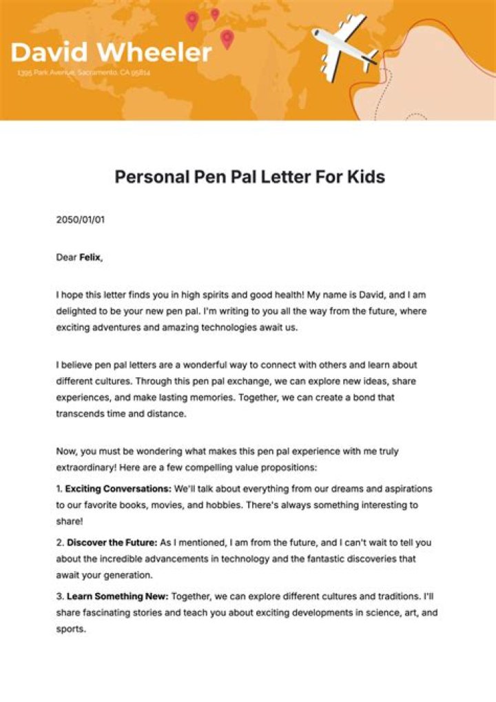 How do you get a senior pen pal?