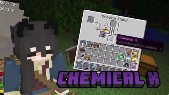 How do you get chemical X in Minecraft?
