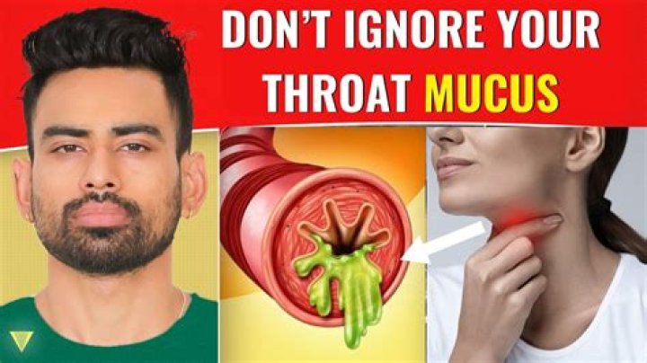 How do you get rid of mucus stuck in your throat?