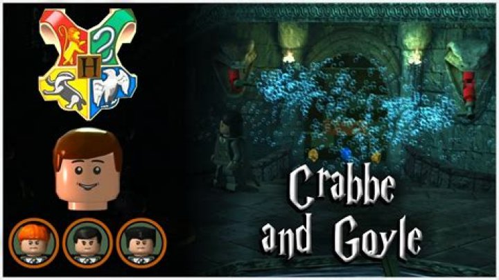 How do you get the apple in Crabbe and Goyle in Lego Harry Potter?
