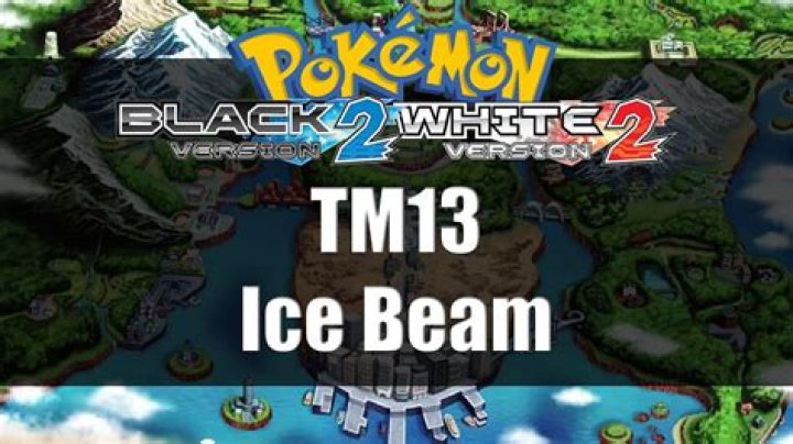 How do you get the TM ice beam in Pokemon Black 2?