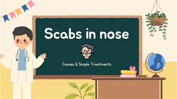 How do you heal a scab inside your nose?