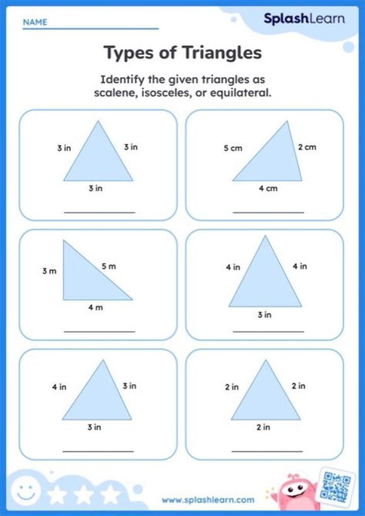 How do you identify a triangle in geometry?