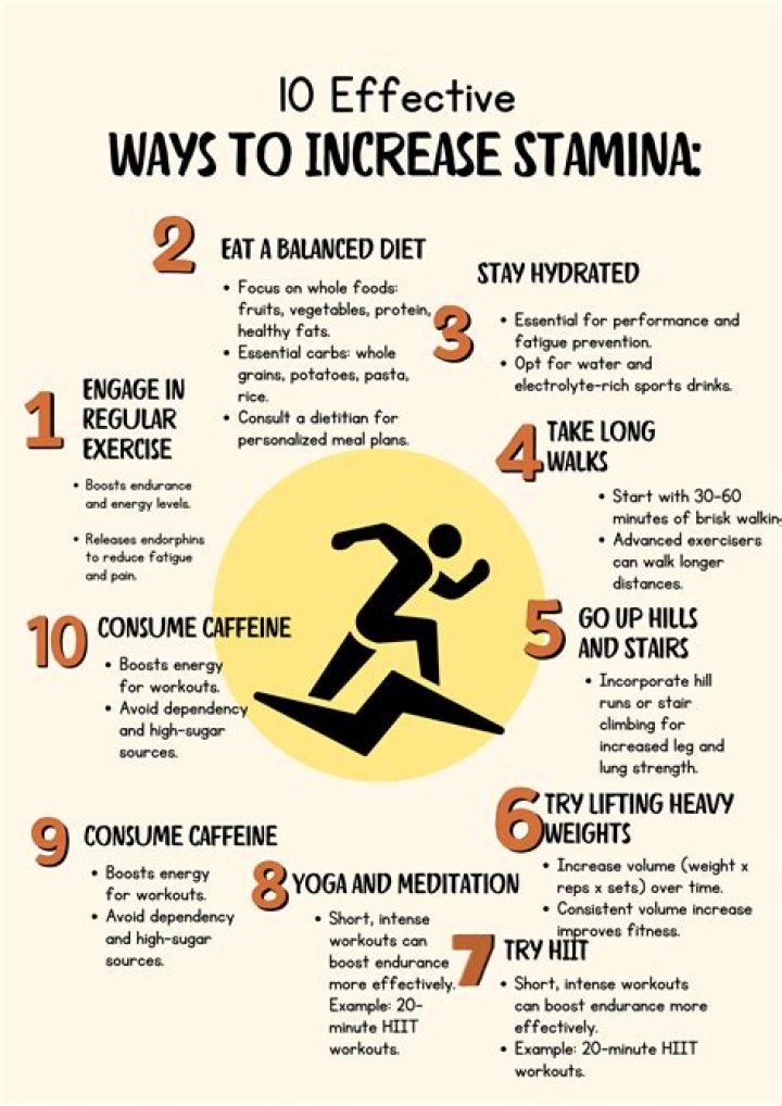 How do you increase your stamina?
