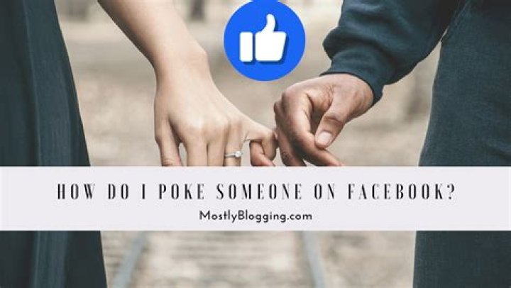 How do you know when someone pokes you on Facebook?