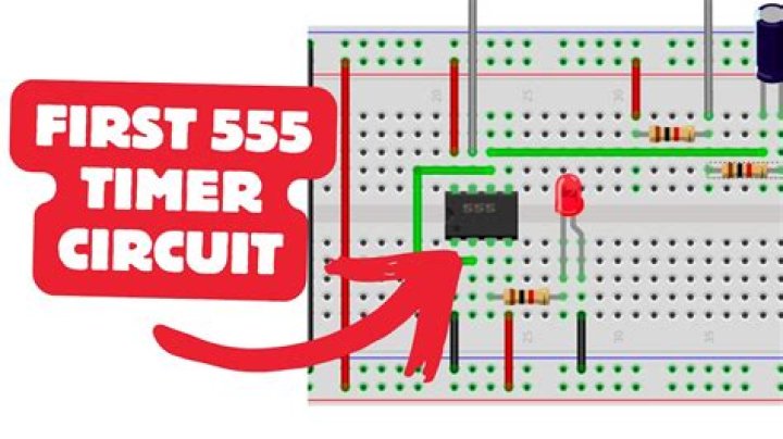 How do you make a 555 timer circuit on a breadboard?