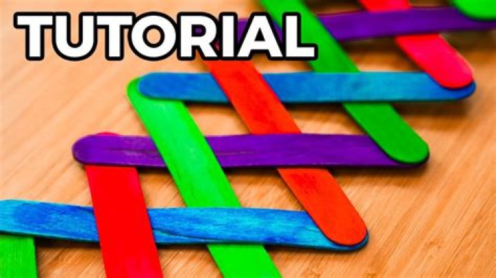 How do you make a bracelet out of Popsicle sticks?