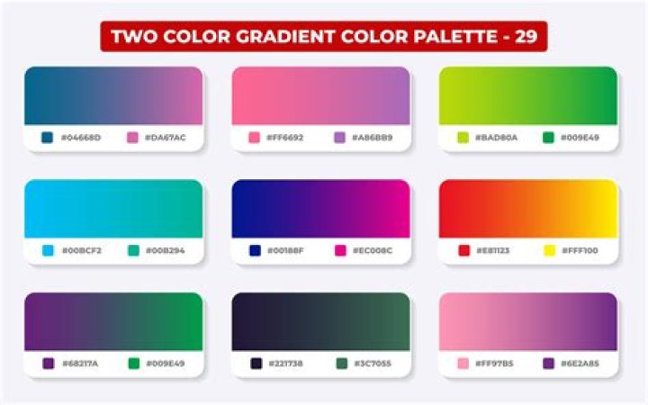 How do you make a color gradient?