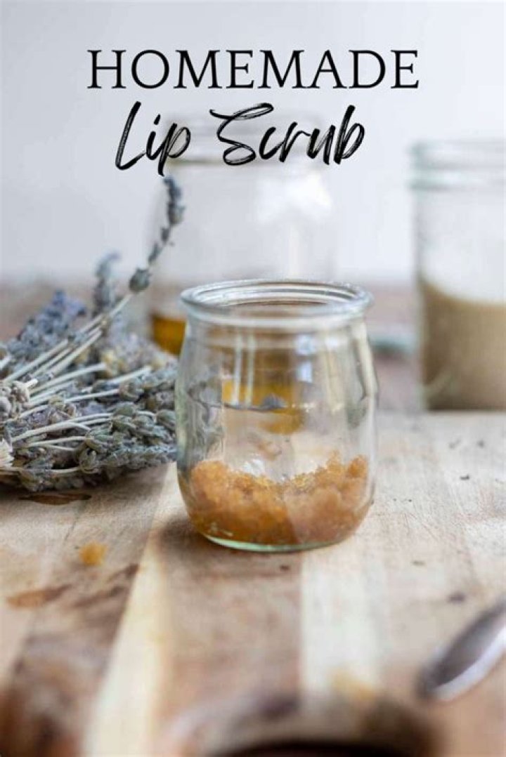 How do you make a homemade lip scrub?